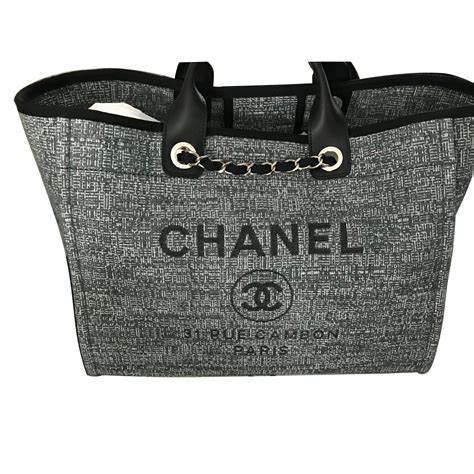 boutique chanel deauville|Chanel deauville large tote.